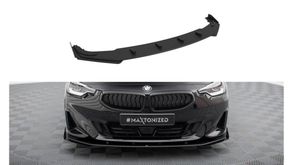 Splitter BMW 2 G42 Front Pro + flaps Black-Red