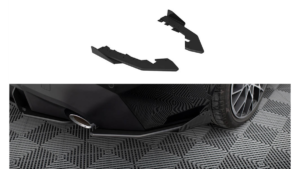 Splitter BMW 2 G42 Rear Side Street Pro Black-Red + Gloss Flaps