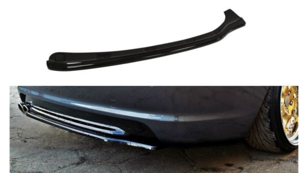 Splitter BMW 3 E46 M-Pack Rear Central without Diffuser Gloss Black