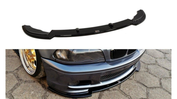 Splitter BMW 3 E46 M-Pack Front v.1 Gloss Black