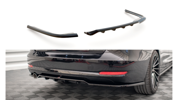 Splitter BMW 3 F34 Rear Central with Diffuser Gloss Black