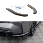 Splitter BMW 3 G80 M-Pack tagumine külje v.1 Läikiv must