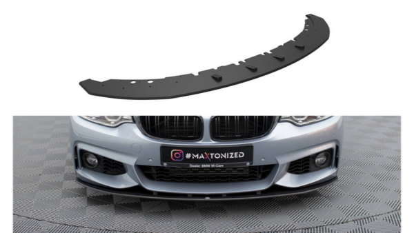 Splitter BMW 4 F32 F36 F33 M-Pack Front Pro Black