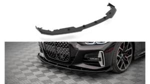 Splitter BMW 4 G22 M-Pack Front Pro + flaps Black-Red