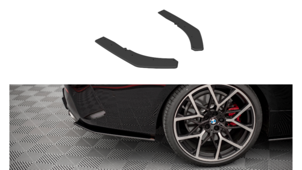 Splitter BMW 4 G22 M-Pack Rear Side Street Pro Black