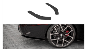Splitter BMW 4 G22 M-Pack Rear Side Street Pro Black-Red
