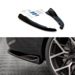 Splitter BMW 4 G22 M-Pack Rear Side v.2 Gloss Black