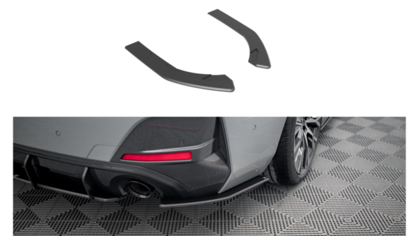 Splitter BMW 4 G26 M-Pack Rear Side Street Pro Black