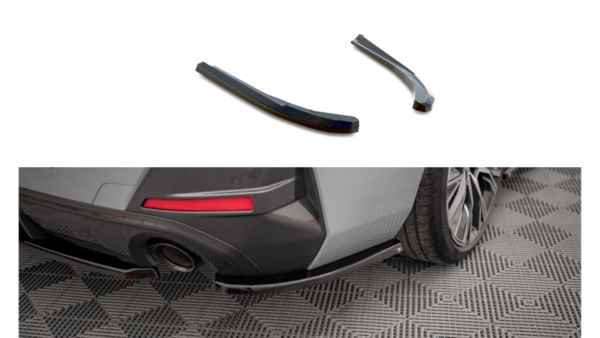 Splitter BMW 4 G26 M-Pack Rear Side v.1 Gloss Black