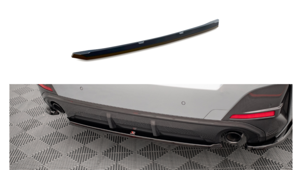 Splitter BMW 4 G26 M-Pack Rear Central Gloss Black