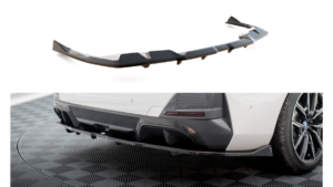 Splitter BMW 4 G26 M-Pack Rear Central with Diffuser v.2 Gloss Black