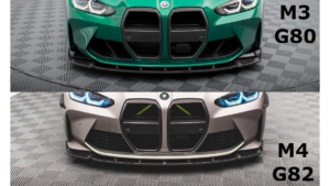 Splitter BMW 4 G82 3 G80 M-Pack Front v.1 Carbon