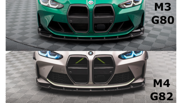 Splitter BMW 4 G82 3 G80 M-Pack Front v.1 Carbon