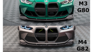 Splitter BMW 4 G82 3 G80 M-Pack Front v.2 Carbon