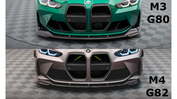 Splitter BMW 4 G82 3 G80 M-Pack Front v.2 Carbon