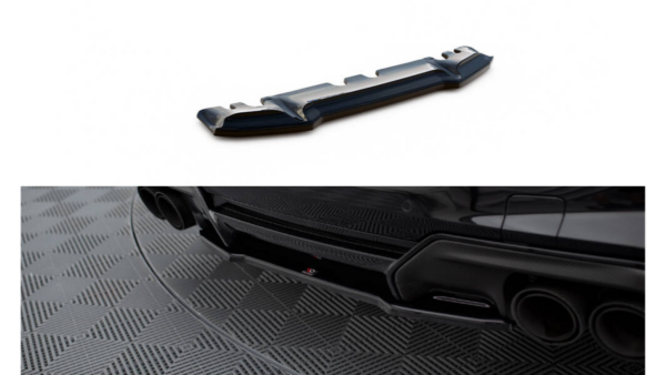 Splitter BMW 8 F93 M-Pack Rear Central Gloss Black