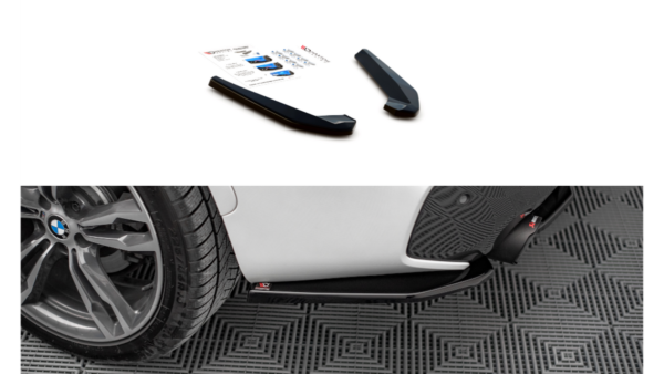 Splitter BMW X1 F48 M-Pack Rear Side Gloss Black
