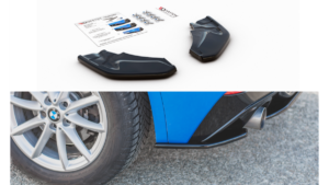 Splitter BMW X2 F39 M-Pack Rear Side Gloss Black