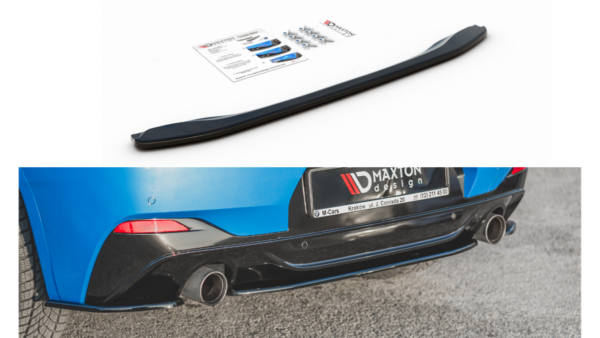 Splitter BMW X2 F39 M-Pack Rear Central Gloss Black