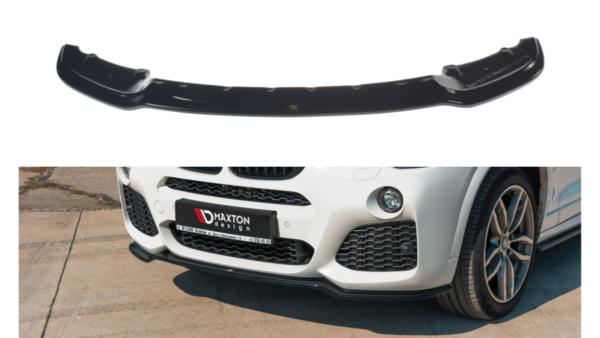 Splitter BMW X3 F25 Facelift M-Pack Front Gloss Black