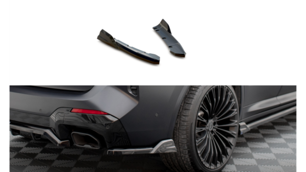 Splitter BMW X3 G01 Facelift M-Pack Rear Side Gloss Black
