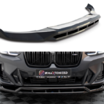 Splitter BMW X3 G01 Facelift M-Pack Front Gloss Black