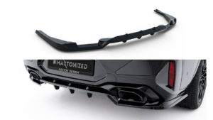 Splitter BMW X4 G02 M-Pack Facelift Rear Central with Diffuser v.2