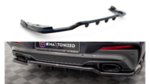 Splitter BMW X4 G02 M-Pack Rear Central with Diffuser v.2