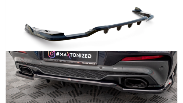 Splitter BMW X4 G02 M-Pack Rear Central with Diffuser v.2