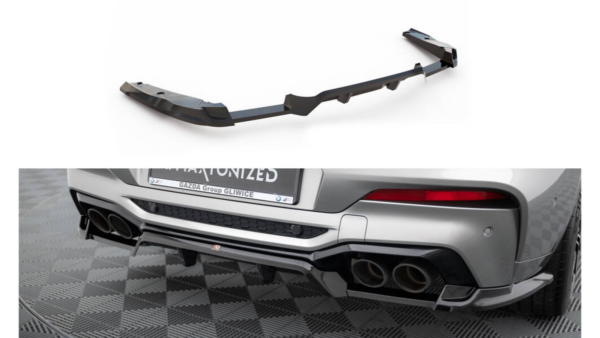 Splitter BMW X4 M F98 Rear Central with Diffuser