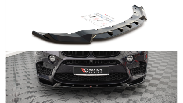 Splitter BMW X5 F85 X6 F86 M-Pack Front v.1 Gloss Black