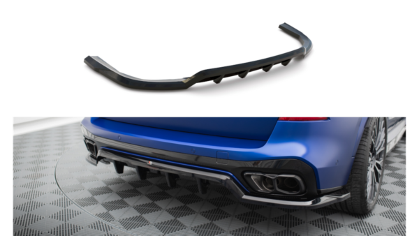 Splitter BMW X5 G05 Facelift M-Pack Rear Central with Diffuser v.1