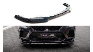 Splitter BMW X6 F96 M-Pack Front v.1 Gloss Black