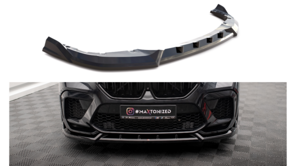 Splitter BMW X6 F96 M-Pack Front v.2 Gloss Black