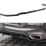 Splitter BMW X6 G06 M-Pack Rear Central with Diffuser v.3 Gloss Black
