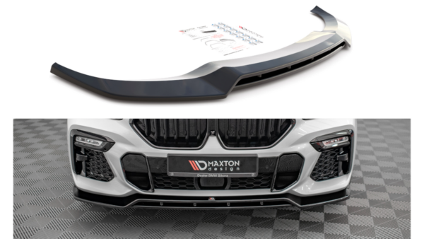 Splitter BMW X6 G06 M-Pack Front v.2 Gloss Black