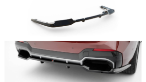 Splitter BMW iX3 G08 M-Pack Facelift Rear Central with Diffuser