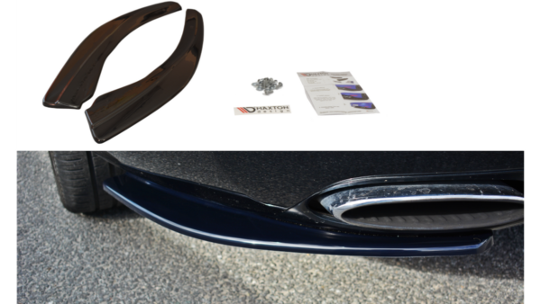 Splitter Bentley Continental GT I Rear Side Gloss Black