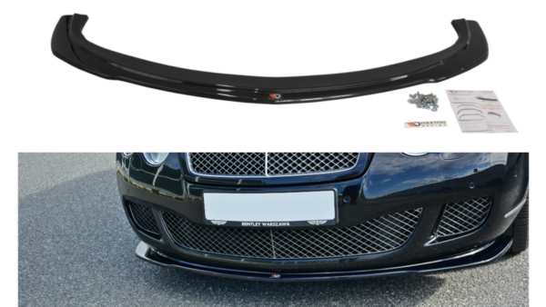 Splitter Bentley Continental GT I Front v.1 Gloss Black