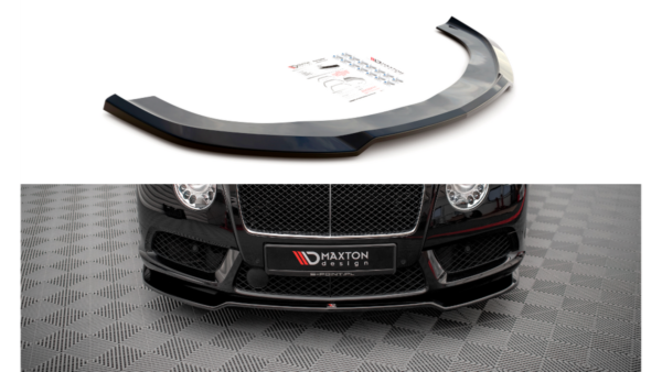 Splitter Bentley Continental GT II V8 S Front v.1 Gloss Black