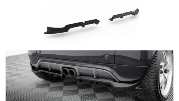 Splitter Brabus Smart Fortwo C451 Facelift Rear Central with Diffuser