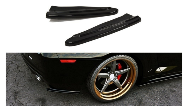 Splitter Chevrolet Camaro V SS Rear Side Gloss Black