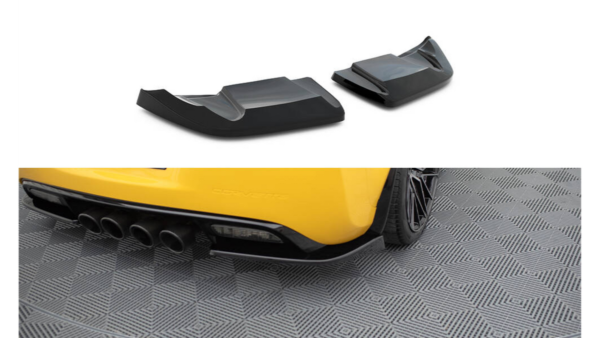 Splitter Chevrolet Corvette C6 Rear Side