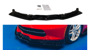 Splitter Chevrolet Corvette C7 Front v.1 Gloss Black
