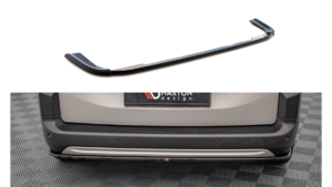 Splitter Citroen Berlingo III Rear Central Carbon Look