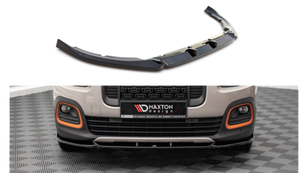 Splitter Citroen Berlingo III Front Gloss Black