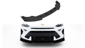 Splitter Cupra Formentor Mk1 Facelift Front Street Pro Black-Red + Gloss Flaps