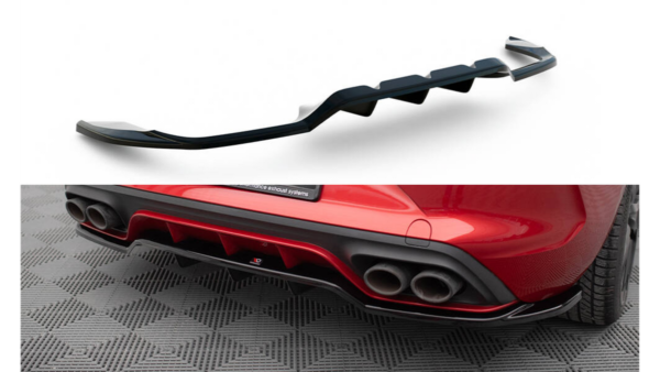 Splitter Cupra Leon Rear Central with Diffuser