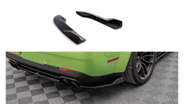 Splitter Dodge Challenger III SRT Hellcat Rear Side Gloss Black