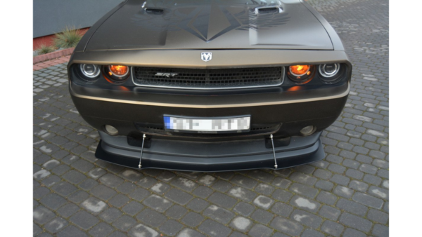 Splitter Dodge Challenger III SRT8 Front Hybrid v.1 Gloss Black